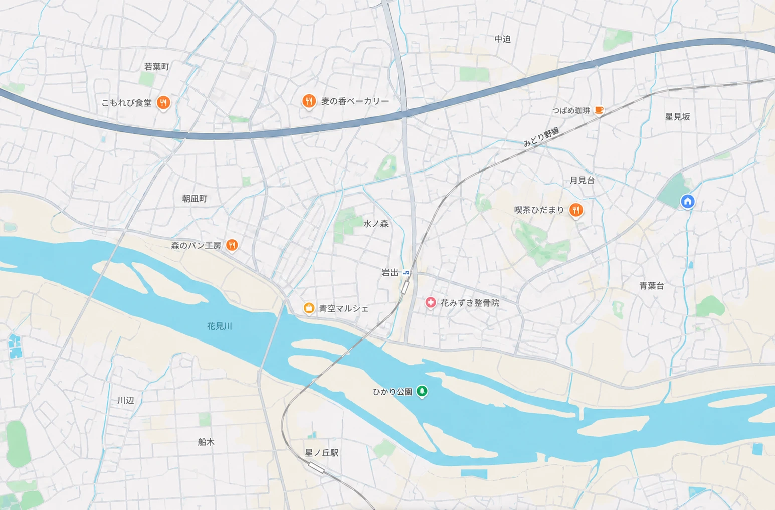 澄月周辺案内図